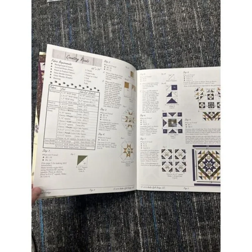 GRAND PORTAGE By‎ Doug Leko ANTLER QUILT DESIGN 2015 New Quilting Pattern Book
